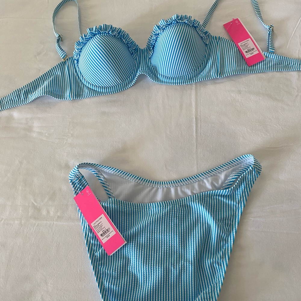 NWT Lilly Pulitzer Leven Ruffle Bikini Set